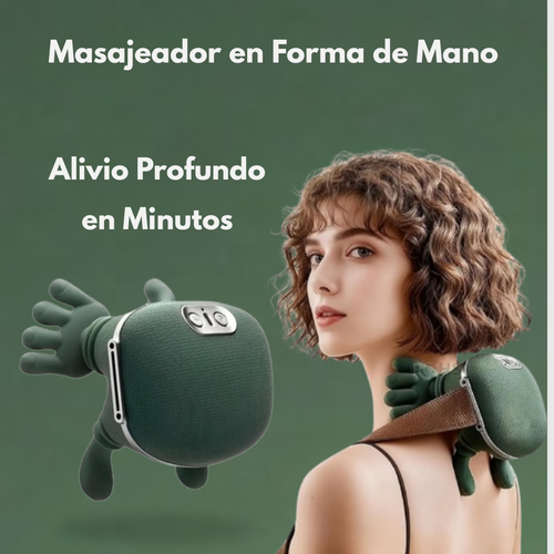 Masajeador en Forma de Mano – Alivio Profundo en Minutos